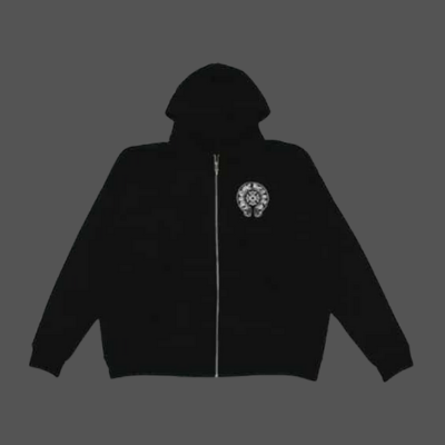 Chrome Hearts Malibu Exclusive Horse Shoe Zip Up Hoodie