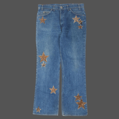 Chrome Hearts Levi’s Star Patch Jeans – Blue