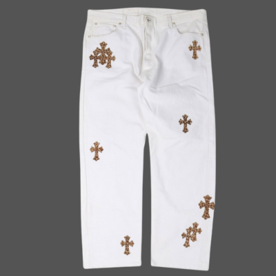 Chrome Hearts Levi’s Leopard Cross Patch Jeans